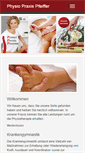 Mobile Screenshot of physio-praxis-pfeiffer.de